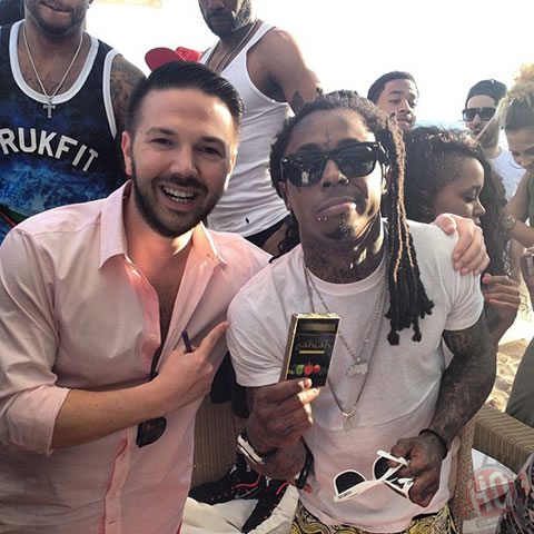 Lil Wayne在法国戛纳Nikki Beach享受海边的夏日清凉 (9张照片)