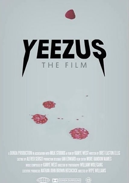 Kanye West揭露他的新电影YEEZUS海报 (图片)