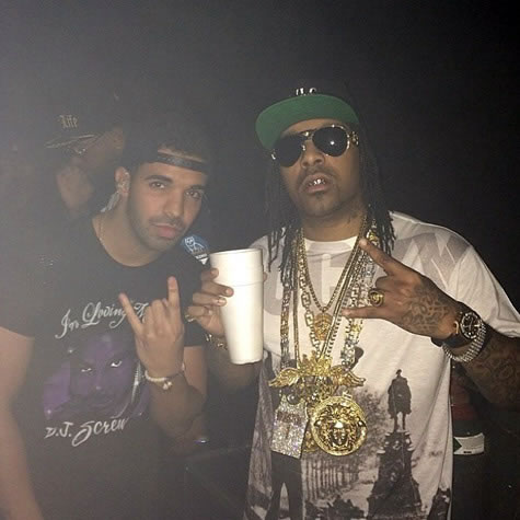 Drake演出..好兄弟Wiz Khalifa, Big Sean助阵 (6张照片)