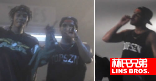 Wiz Khalifa“教坏”好男人Drake..Drake拿过Wiz大麻第一次在舞台上抽..抽得太酷了(照片+视频)