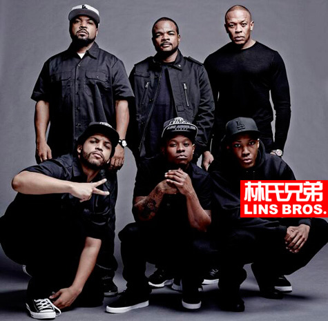 期待! Dr. Dre和好兄弟Ice Cube准备好了N.W.A.传记电影Straight Outta Compton..放出影片相关照片
