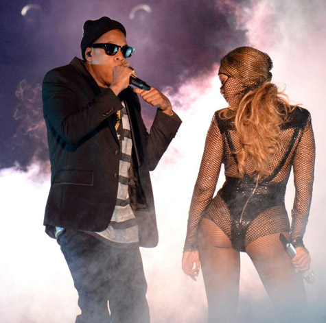 Beyoncé和老公Jay Z启动On the Run Tour巡回演唱会..首站迈阿密 (7张照片+视频)