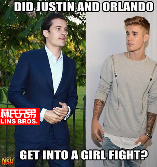 又被恶搞! Justin Bieber和影星奥兰多打架事件引起“坏人”恶搞 (5张照片)