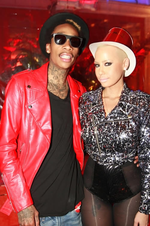 Wiz Khalifa和老婆Amber Rose结婚一周年..9张经典照片回顾 