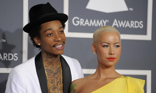 Wiz Khalifa和老婆Amber Rose结婚一周年..9张经典照片回顾 