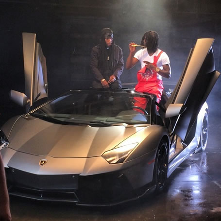 时尚的A$AP Rocky & Chief Keef拍摄MV.. 兰博基尼超级跑车是道具 (照片+视频)