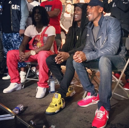 时尚的A$AP Rocky & Chief Keef拍摄MV.. 兰博基尼超级跑车是道具 (照片+视频)