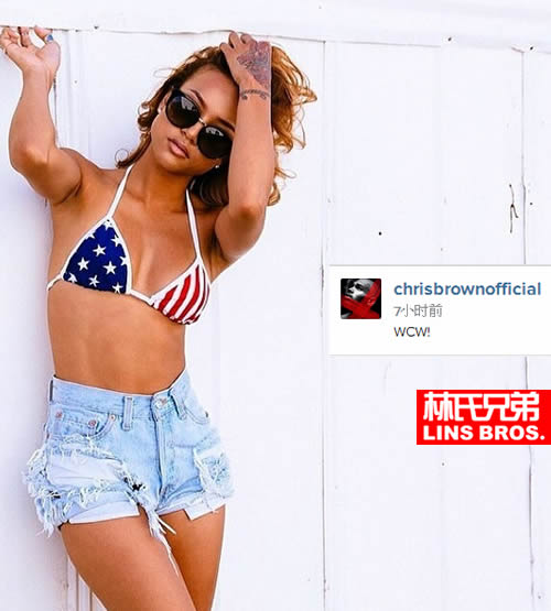 虽然报道说已经分手..Chris Brown最爱的女人还是Karrueche..他行动证明 (照片)