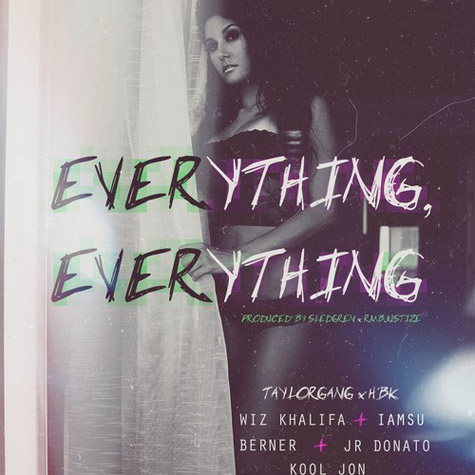 Wiz Khalifa发布联合Iamsu!, Berner等新歌Everything, Everything (音乐)