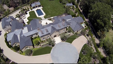 Kanye West和老婆卡戴珊花去1.2亿买下超级豪宅..看看内部豪华配置, 2个庄园 (13张照片)