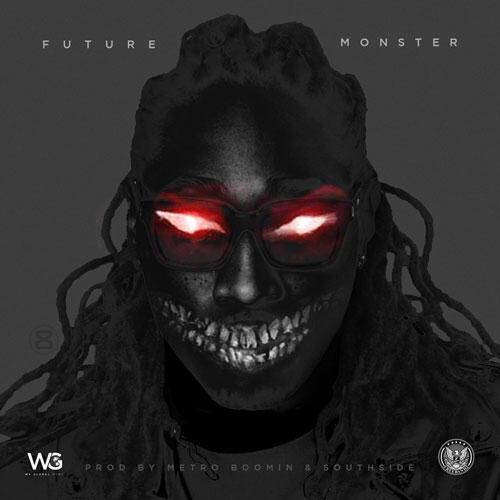 Future发布新歌Monster封面..以Future为原型的恐怖怪兽 (图片)