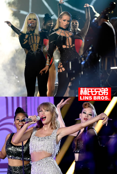 Iggy Azalea x Rita Ora x Taylor Swift x Sam Smith在2014 MTV VMAs演出 (3部视频)