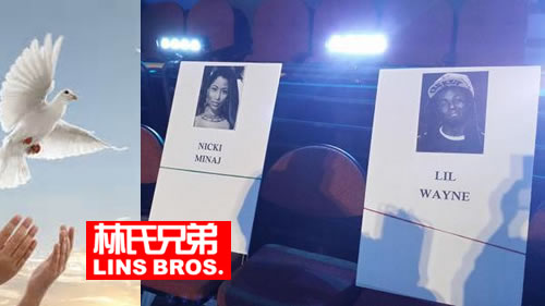 放鸽子! 座位都安排好了..Lil Wayne居然没有出席2014 MTV VMAs..而是和绯闻女友一起过 (7张照片)