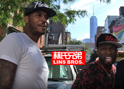 50 Cent做NBA巨星安东尼保镖..把TMZ狗仔吓坏了 (视频)