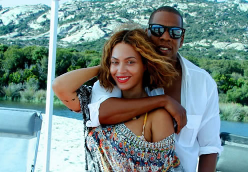 温馨! Beyonce放出与老公Jay Z的漂亮度假照片 (6张)