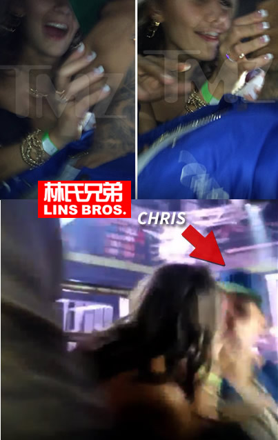 TMZ这篇报道是Chris Brown对峙网站创办人的起因..Breezy推开试图亲吻他的女歌迷 (视频)