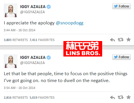 非常恼火的Iggy Azalea看到疯狂攻击自己的Snoop Dogg道歉好几次如何反应的? (截图)
