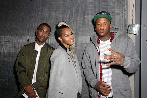人气高! Kanye, 卡戴珊, Chris Brown, Karrueche, Big Sean, Nelly, YG等出席她的试听会 (10张照片)