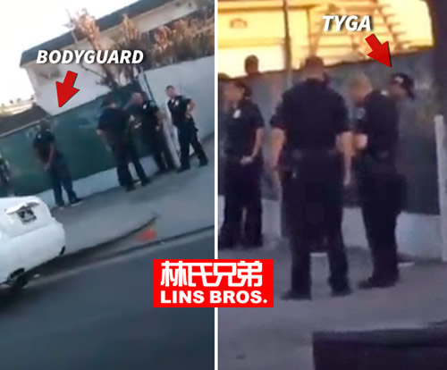 不幸的Tyga被警方戴上手铐带走 (照片+视频)