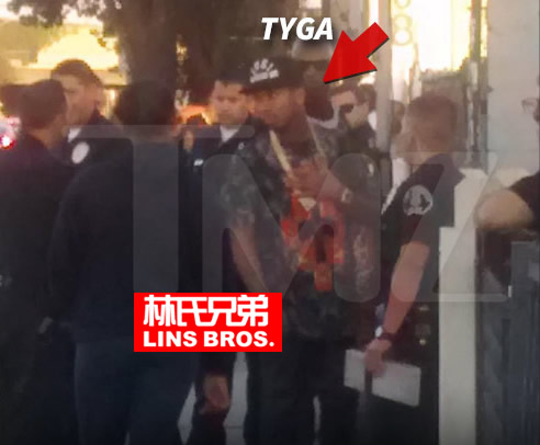 不幸的Tyga被警方戴上手铐带走 (照片+视频)