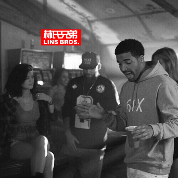 越来越烈!! Drake挑衅同事/敌人Tyga..发布与Tyga的未成年绯闻女友Kylie Jenner在一起照片对着干 (照片)
