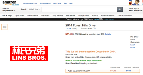 新巨星/Jay Z徒弟J. Cole将在12月毫无预兆地发行新专辑2014 Forest Hills Drive?? (图片)