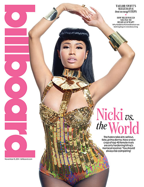 Nicki Minaj登上Billboard杂志封面..与世界对抗 (照片)