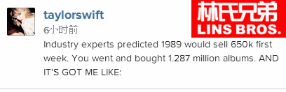扬眉吐气! Taylor Swift新专辑1989首周销量狠狠地羞辱了行业预测机构砖家..Eminem守住记录 (图片)