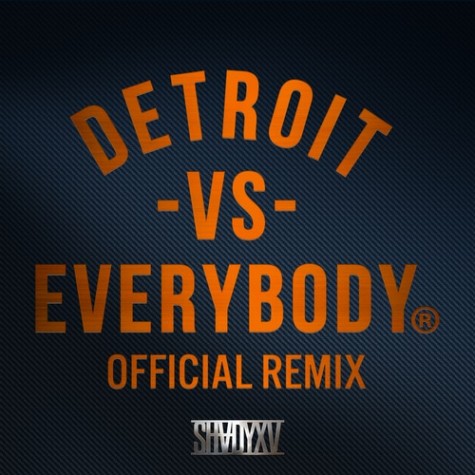 这次更凶! Eminem邀请数不清的底特律说唱歌手到Detroit Vs. Everybody的官方Remix上对抗所有人 (音乐)