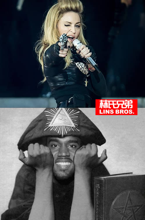 光明会..Kanye West为麦当娜Madonna制作新专辑新歌Illuminati 光明会 (音乐)