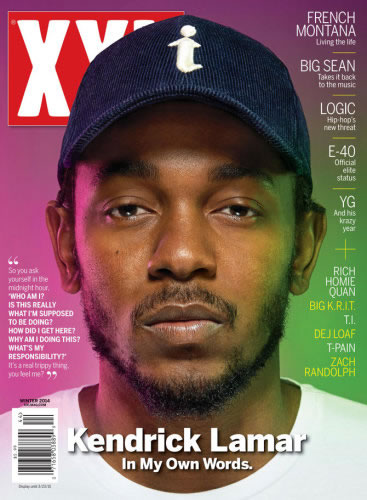 Dr. Dre新巨星徒弟Kendrick Lamar登上XXL杂志封面..胡子让他更成熟 (4张照片)