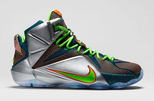 惊艳! 勒布朗詹姆斯的Nike LeBron 12 “Trillion Dollar Man”新球鞋..五颜六色 (8张细节照片)