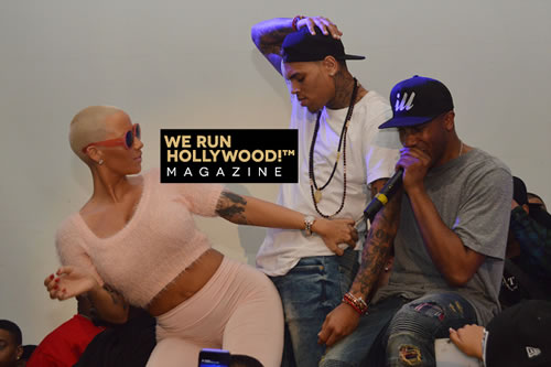 欣赏一下照片形式的Chris Brown与Amber Rose的Sexy贴身摩擦瞬间 (8张照片)