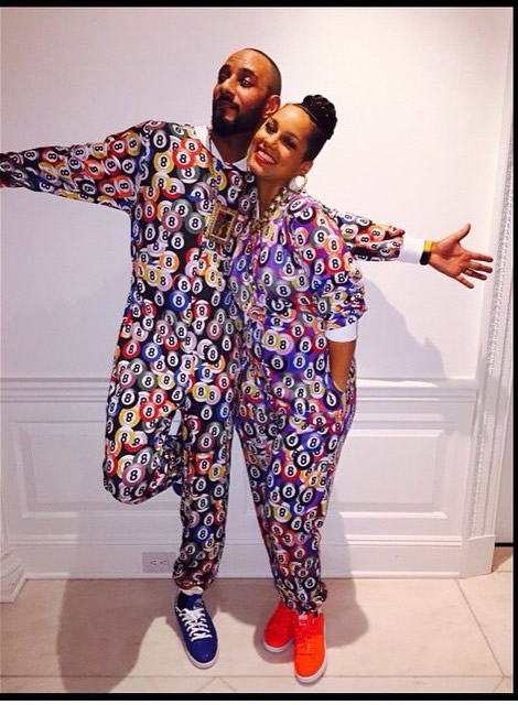 Alicia Keys和老公Swizz Beatz制造了无数的”彩色8“奇迹 (照片) 
