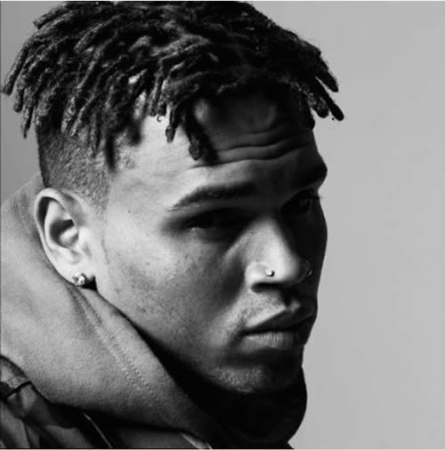 帅! Chris Brown 2015年新发型..新发型为了致敬这位嘻哈传奇..出现在Fan of a Fan专辑宣传页(3张照片)