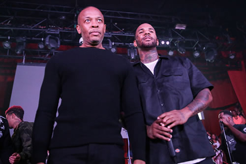 Dr. Dre, Kendrick Lamar, Tyga助阵The Game首张专辑10周年庆祝Party (5张照片)