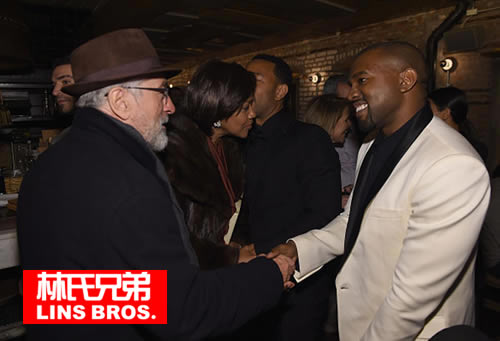 Kanye West和袒胸露乳的妻子卡戴珊参加John Legend 36岁生日 (8张照片)