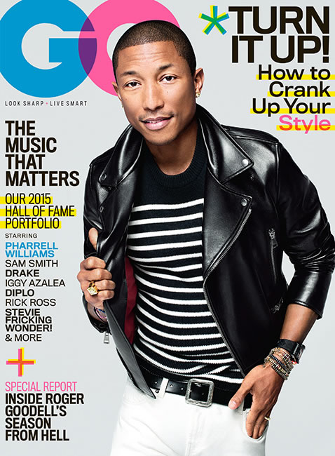Pharrell Williams 登上GQ杂志封面..有型是肯定的 (2张照片)