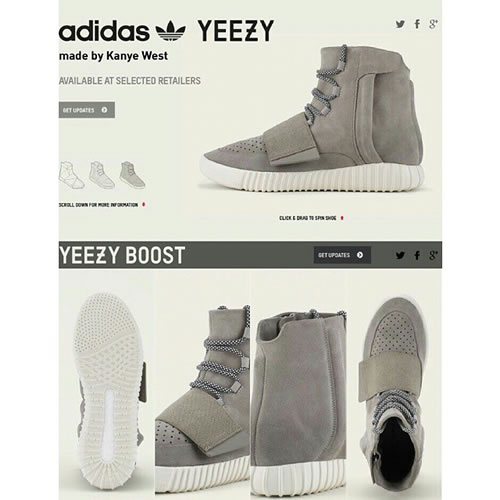 来!! 这里看看Kanye West的新adidas YEEZY BOOST鞋子官方细节图 (5张照片)