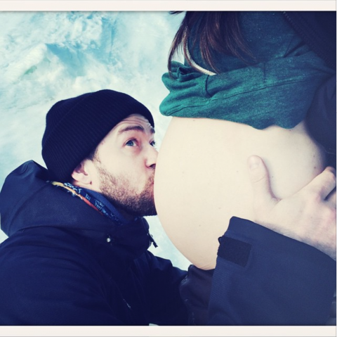 Justin Timberlake要当爹, 宣布妻子Jessica Biel怀孕..男孩女孩? (照片)