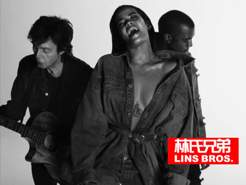 Rihanna, Kanye West, Paul McCartney – FourFiveSeconds官方MV..将在格莱美表演这首歌 (视频)