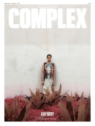 时尚的A$AP Rocky登上Complex杂志封面 (照片)