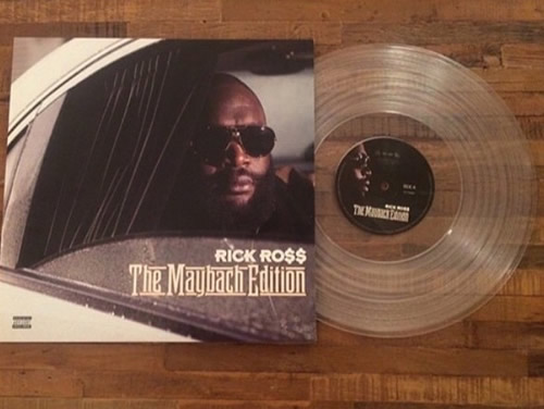 很帅的黑胶唱片不是黑的..老板Rick Ross提供了“透明胶唱片” (照片)