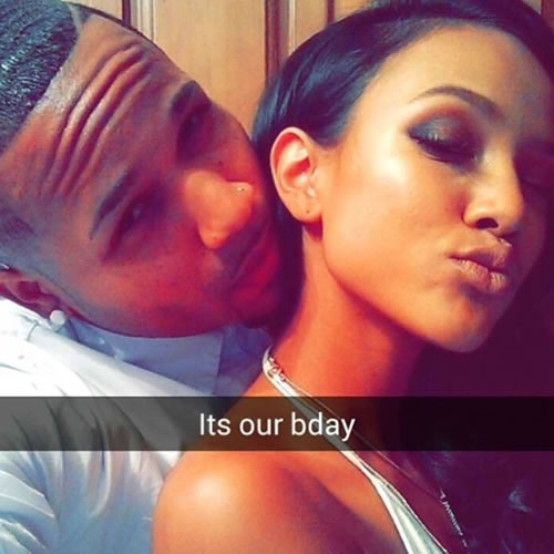 与Chris Brown分手后的第一个生日Party..Karrueche得到这么多男士的爱戴 (照片)