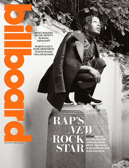 Billboard杂志最新一期封面迎来时尚新星A$AP Rocky (照片)