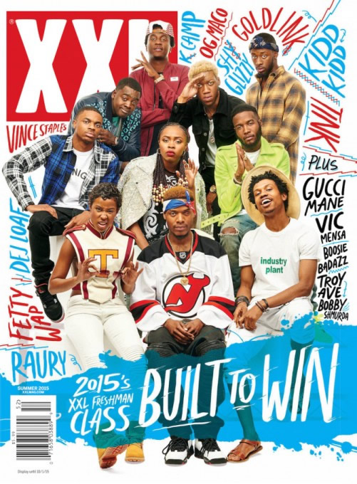 年年有新人有看点..这是XXL 2015 Freshman Class新人封面 (图片)