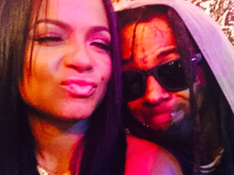 不再相爱..Lil Wayne和女友Christina Milian分手..结束1年的关系