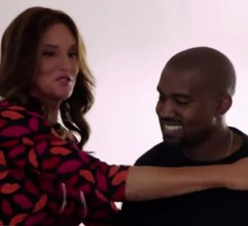 你好! Kanye West会见卡戴珊变性继父Caitlyn Jenner..这会是什么画面? (4张照片)
