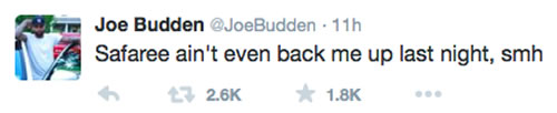很受伤! Eminem嘻哈团体成员Joe Budden对战Nicki Minaj和她男友溃败..怪Nicki前男友没有出来帮忙