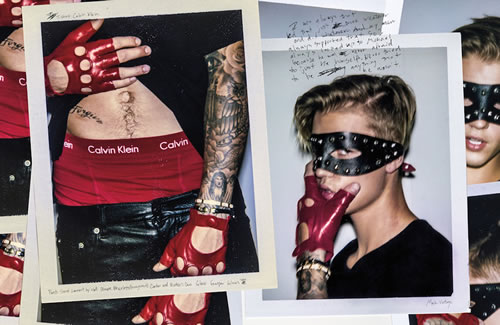 Justin Bieber登上杂志封面玩Sexy舔刀子拔罐..女生再次迎来福利 (6张照片)